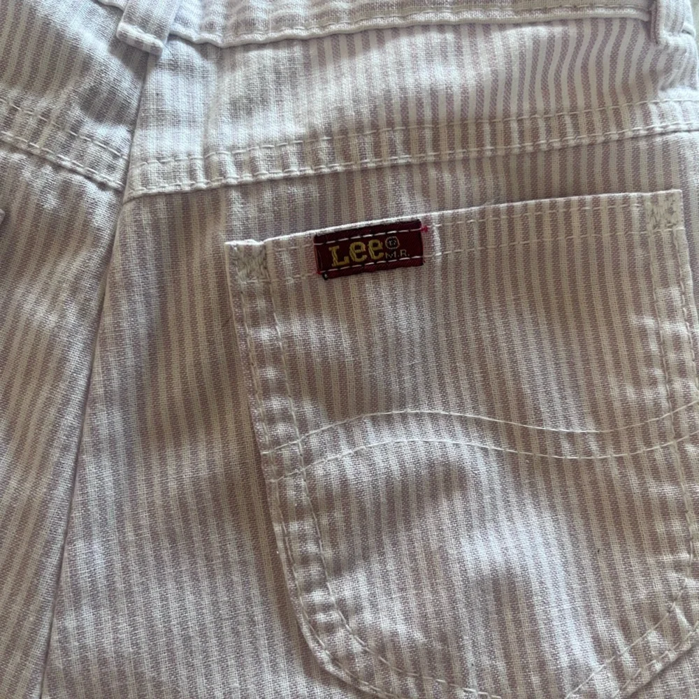 Vintage Girls Lee Pink & White Pinstripe Pants